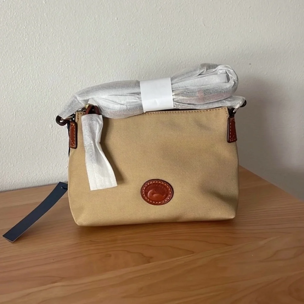NWT Dooney & Bourke Khaki Crossbody Pouchette